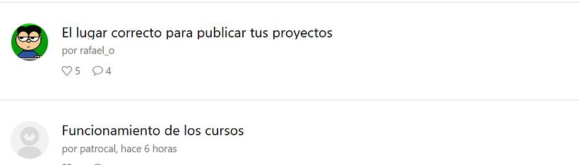 Funcionamiento de los cursos 1
