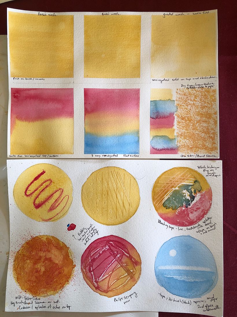 My project for course: Watercolour Texture Masterclass 3