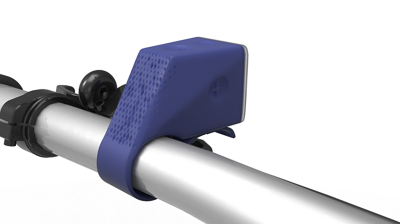 My project for course: Modeling 3D Patterns with Rhino Grasshopper-Bike Light with a Speaker Function 4