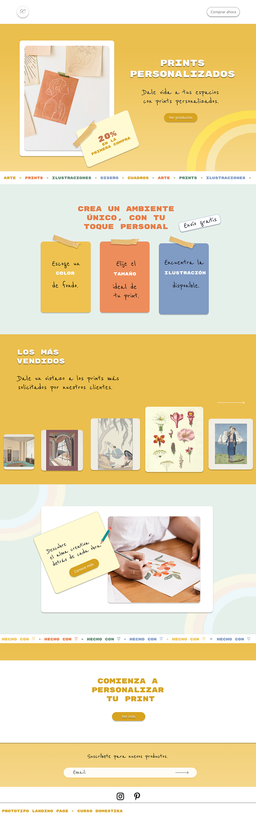 Mi proyecto del curso: Diseño UX UI para landing pages: cuenta una historia única 7