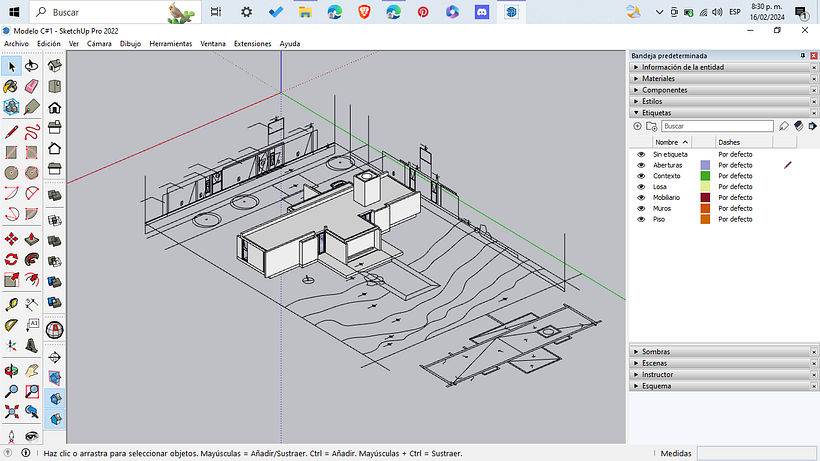 Mi proyecto del curso: Ilustración digital de proyectos arquitectónicos 1
