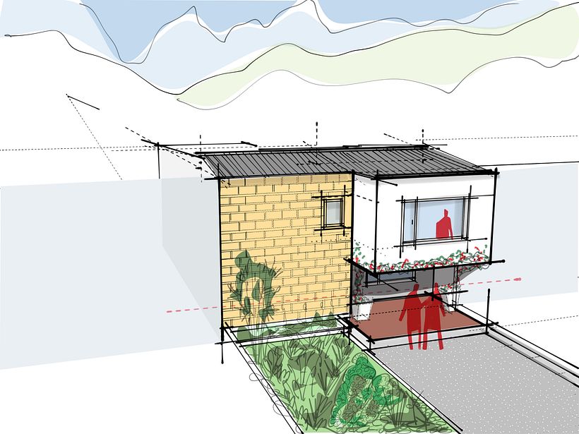Mi proyecto del curso: Boceto arquitectónico con la aplicación Morpholio Trace 3