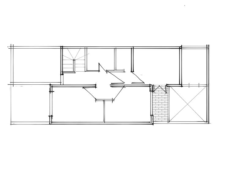 Boceto de planta base de referencia. 2024