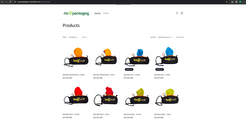 Mi proyecto del curso: Creación de una tienda online con Shopify 2
