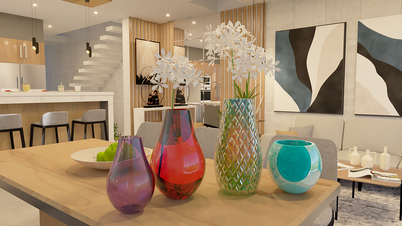 Mi proyecto del curso: Render de interiores con SketchUp y V-Ray Next 9