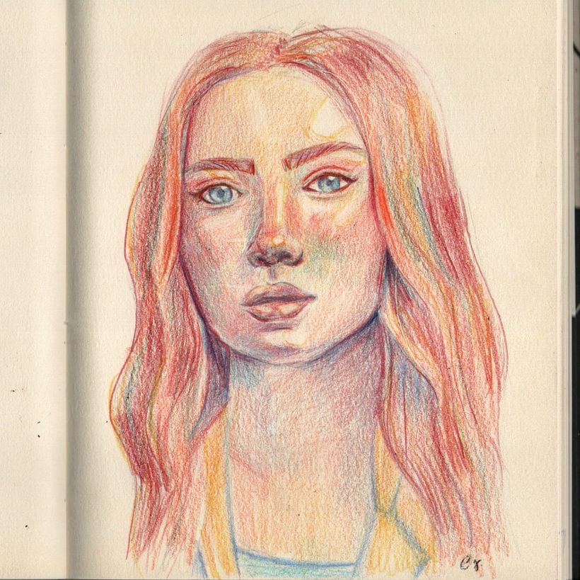 My project for course: Vibrant Portrait Drawing with Colored Pencils 2