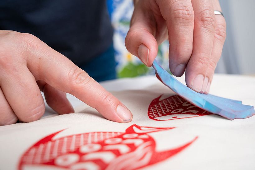 Mein Abschlussprojekt für den Kurs: Einführung in den Stempeldruck 4