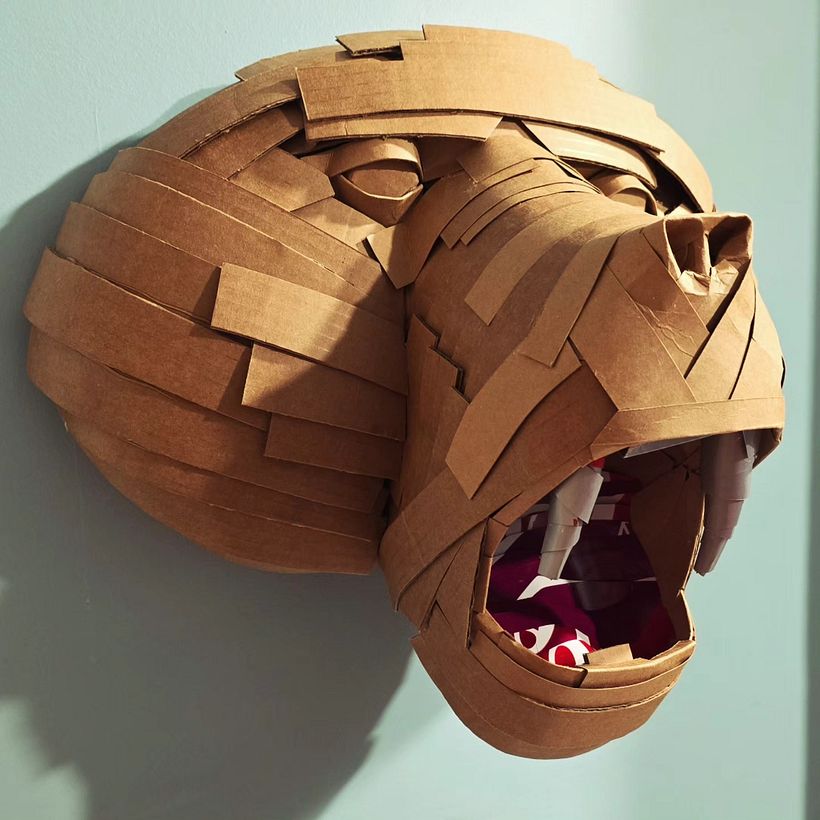 Cardboard Baboon!
