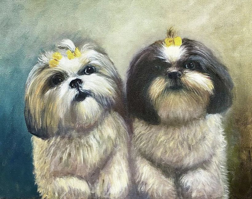 Pintando com tintas a óleo 4