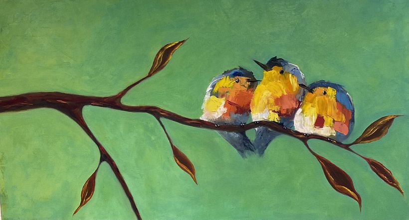 Pintando com tintas a óleo 8