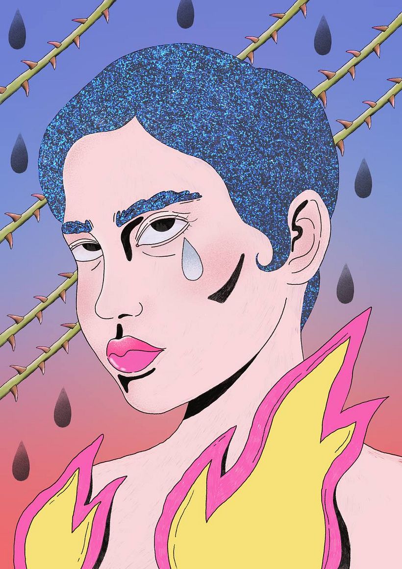 My project for course: Digital Portraits with Unique Style on Procreate 1