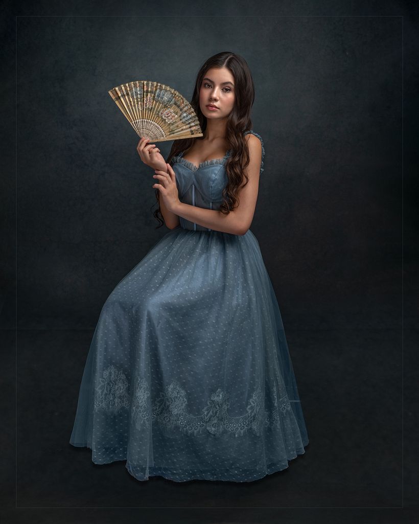 My project for course: Delicate, minimalist portraits 7