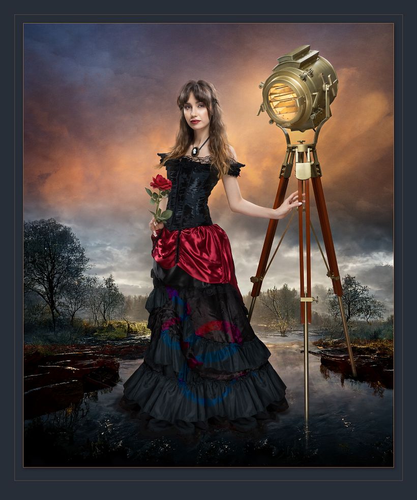 My project for course: Delicate, minimalist portraits 9