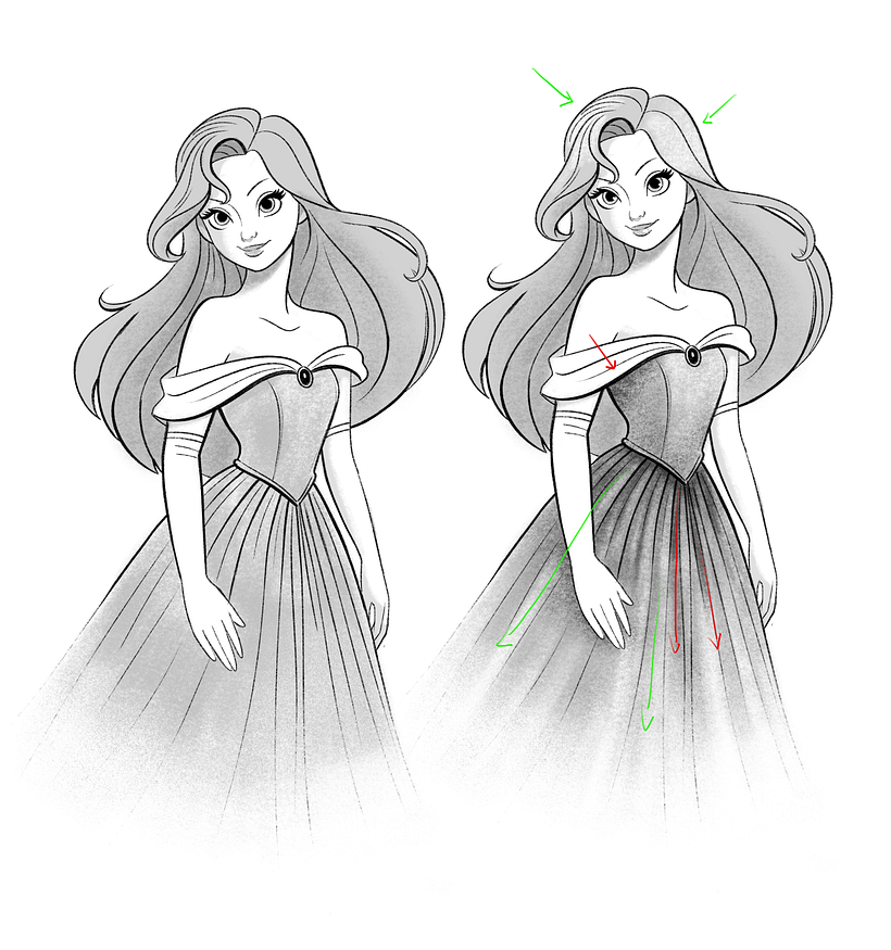Come disegnare un personaggio Disney 1