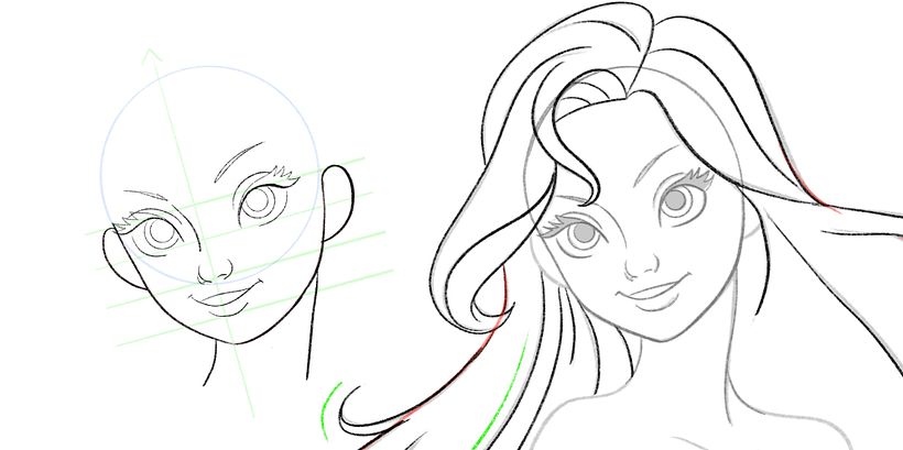 Come disegnare un personaggio Disney 4