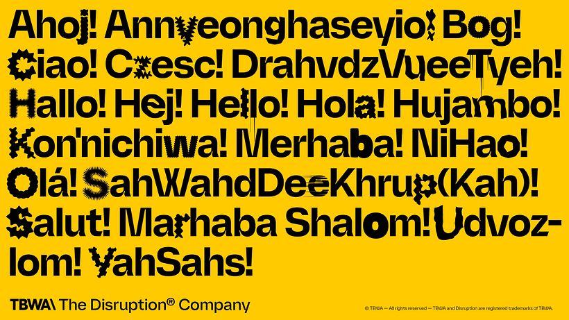 TBWA Grotesk - Typografie