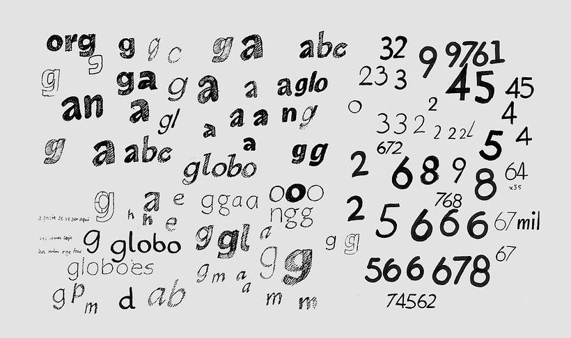 Rede Globo / Sistema tipográfico - Typografie