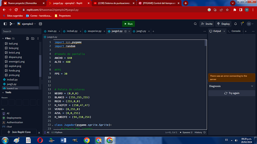 Videojuego Naves-Asteroides con Python y Pygame 3