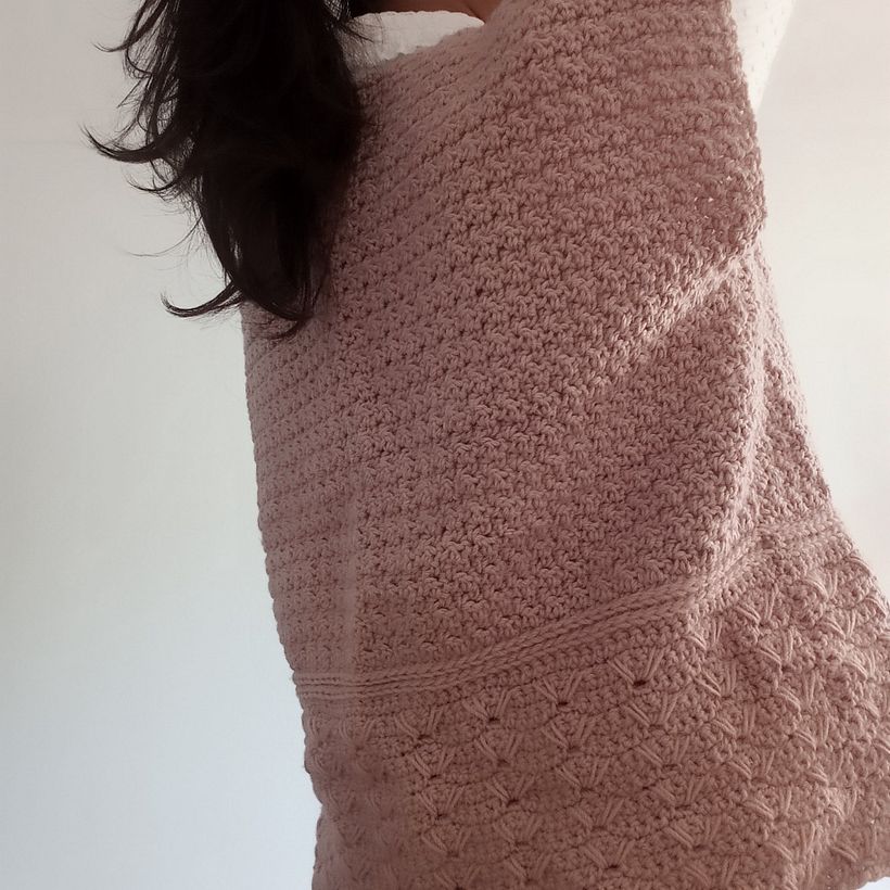 Frente e verso - Fio DMC Merino Essentiel 4 - Agulha 7mm