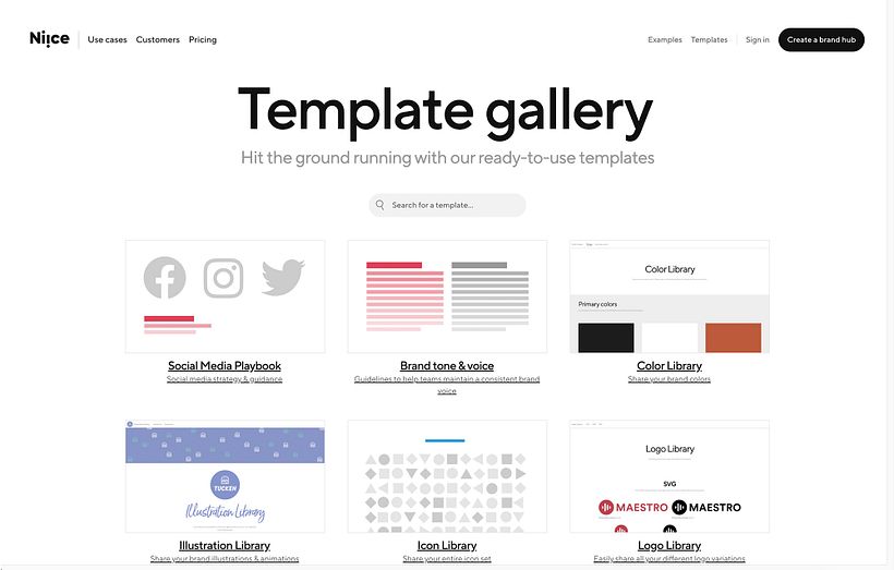 Niice mood board tools