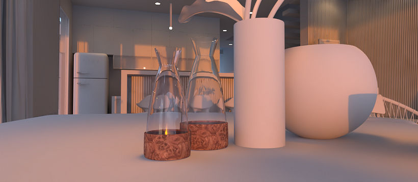 Mi proyecto del curso: Render de interiores con SketchUp y V-Ray Next 2