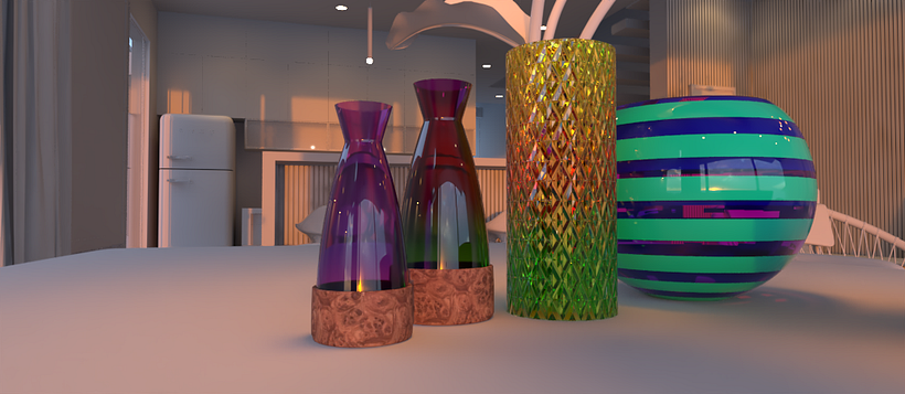 Mi proyecto del curso: Render de interiores con SketchUp y V-Ray Next 7