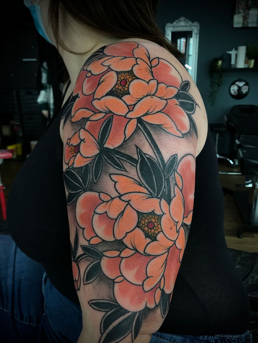 Flowers tattoo 6
