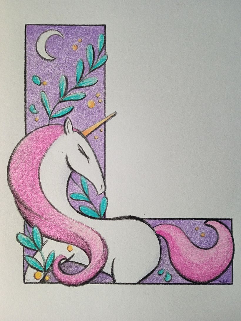 Mi proyecto del curso: Ilustración infantil: crea letras decorativas 2