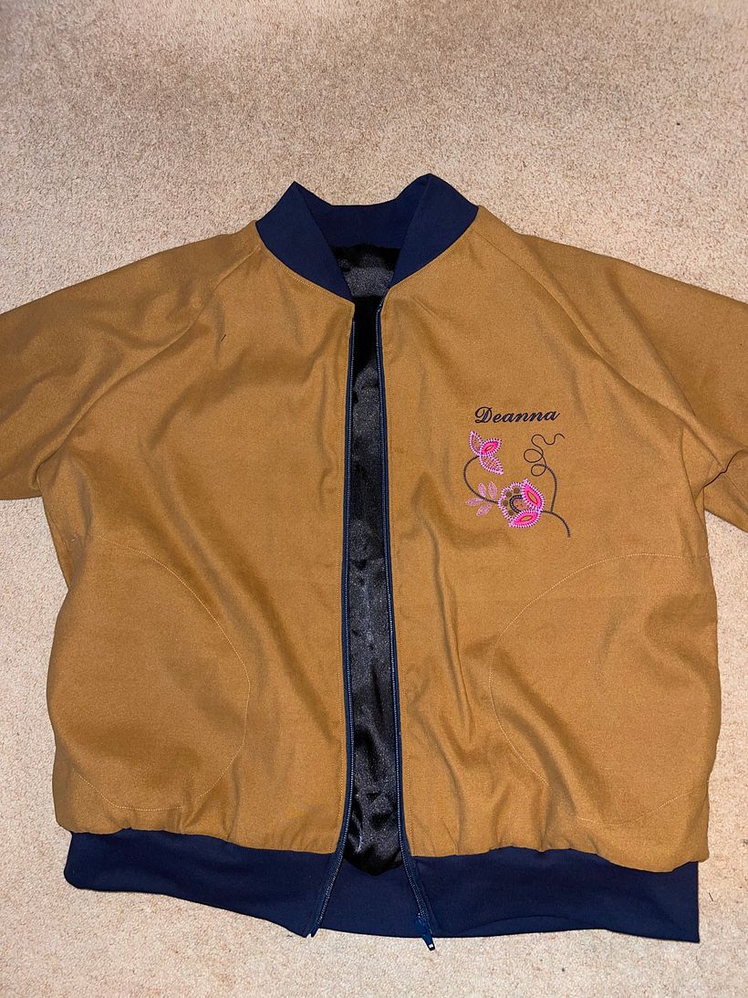 My project for course: Make and Customize Your First Bomber Jacket 1