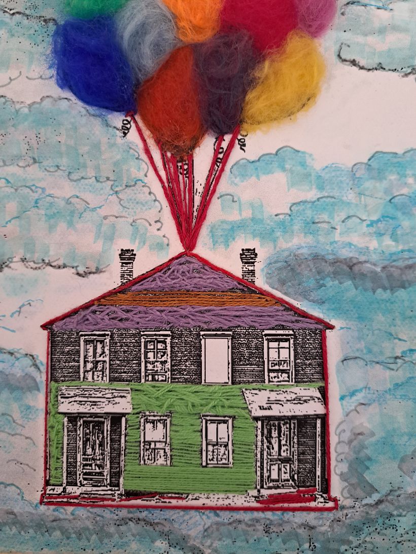 Il mio progetto del corso: Ricamo di fotografie su tela 2