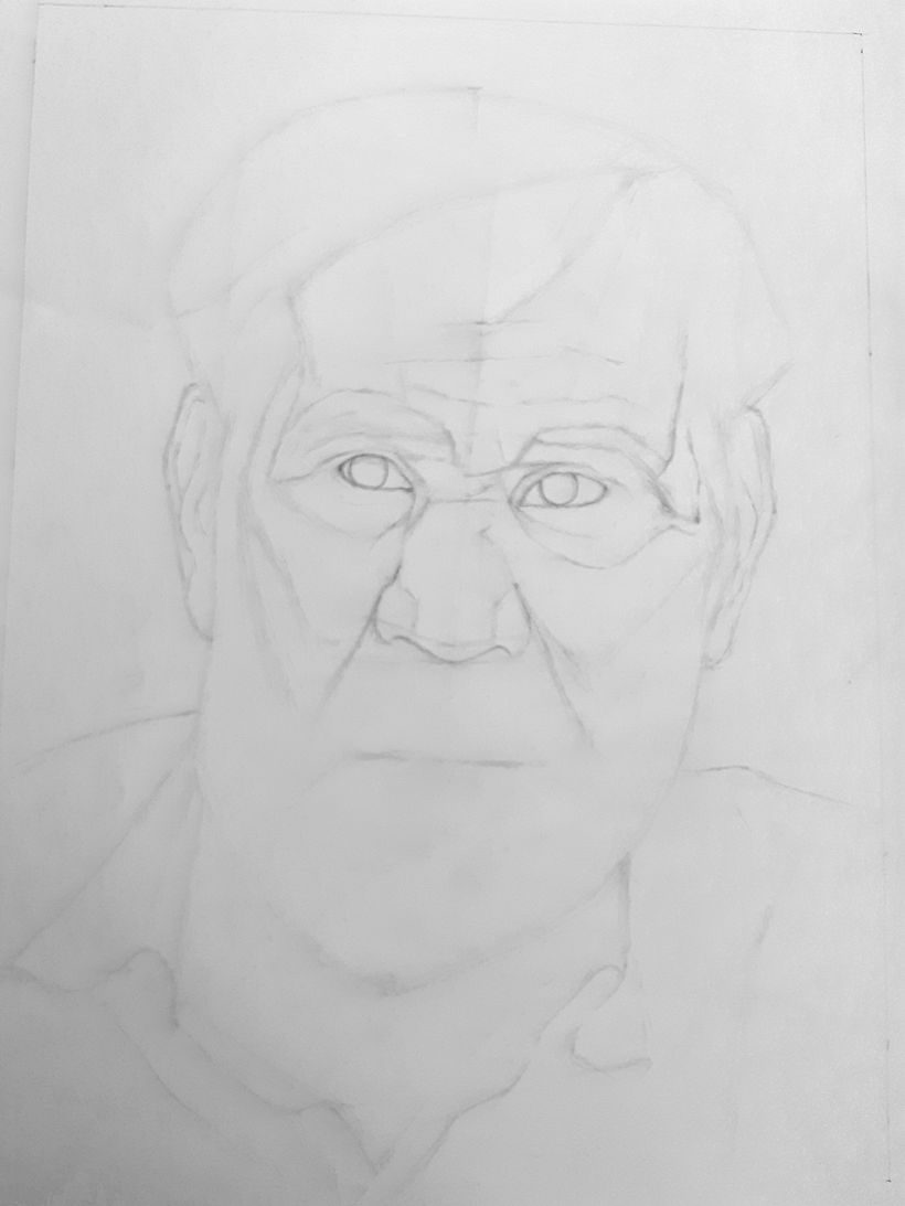 Mon projet du cours : Portraits réalistes au crayon : lumière, ombre et proportions - Ilustración tradicional