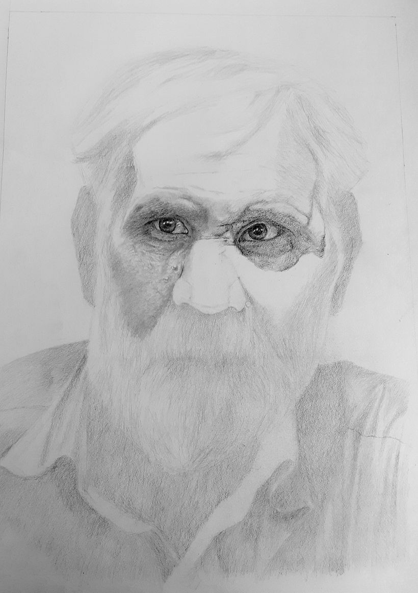 Mon projet du cours : Portraits réalistes au crayon : lumière, ombre et proportions - Ilustración tradicional
