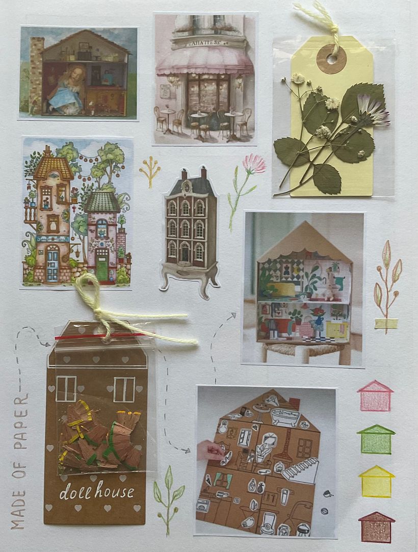 Il mio progetto del corso: Laboratorio di carta: crea un album illustrato con il papercut 3