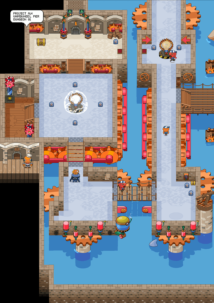 Project A.H: WhimsiWheel Pier - Dungeon - 01 1
