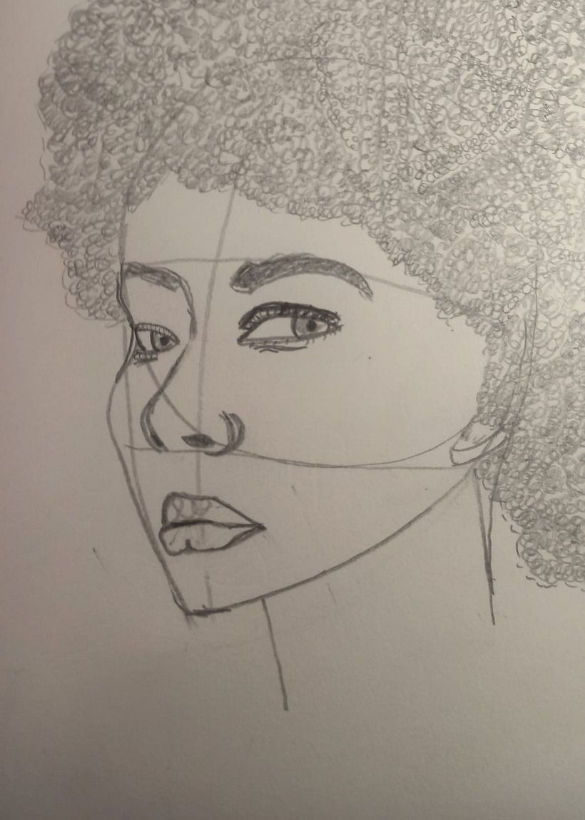 Mi proyecto del curso: Cuaderno de retratos a línea con grafito 2