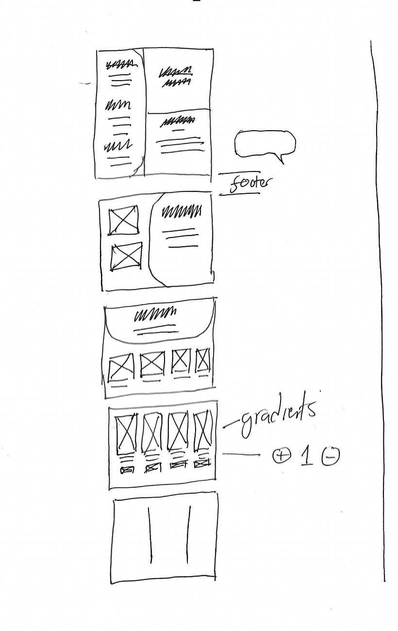 layout sketches 