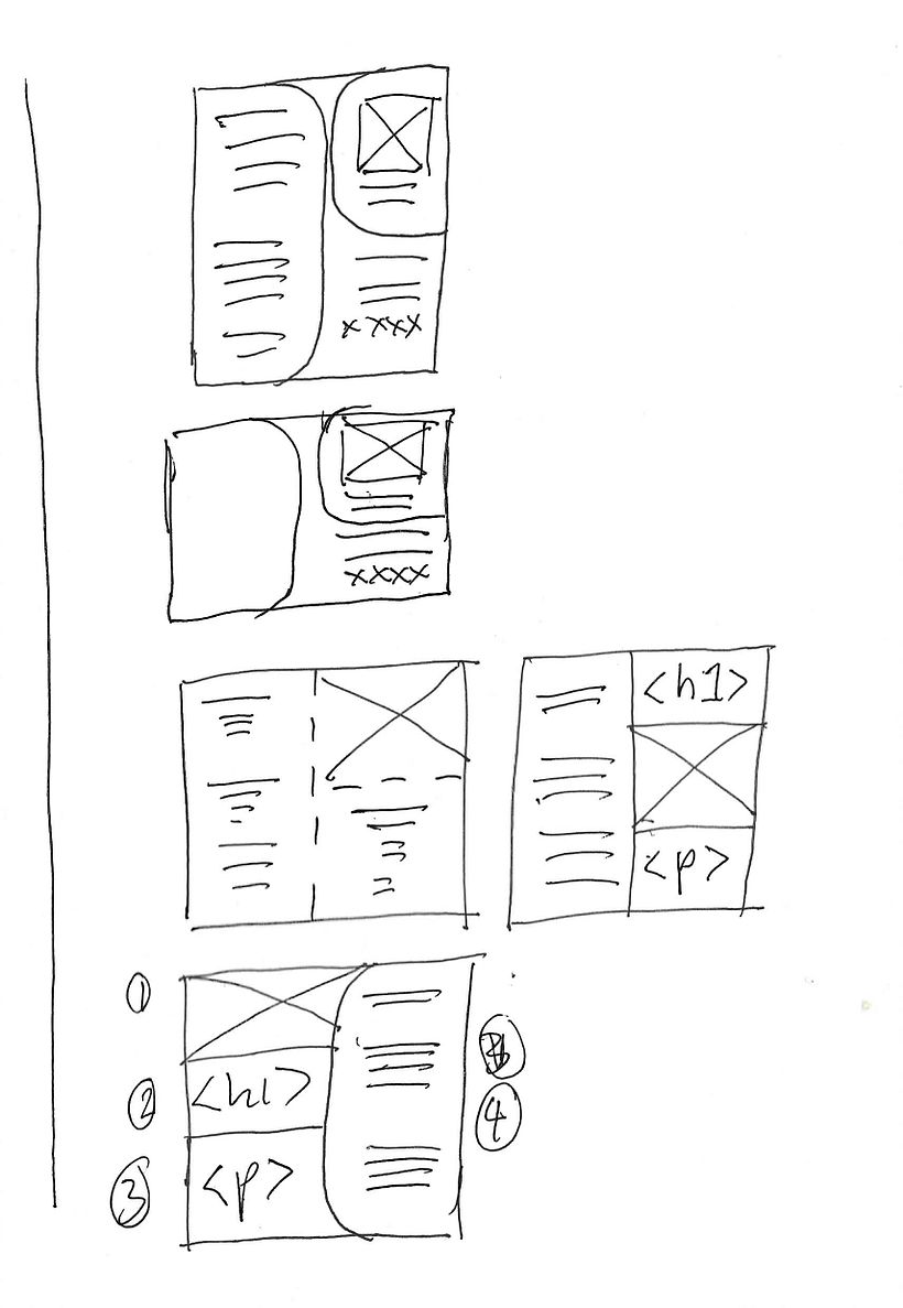 layout sketches 