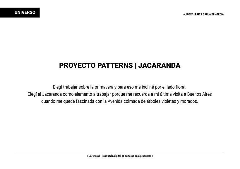 Jacaranda | Proyecto del curso: Ilustración digital de patterns para productos 1