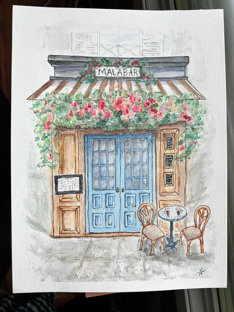 My project for course: Illustrating Charming Scenes with Watercolor and Ink 3