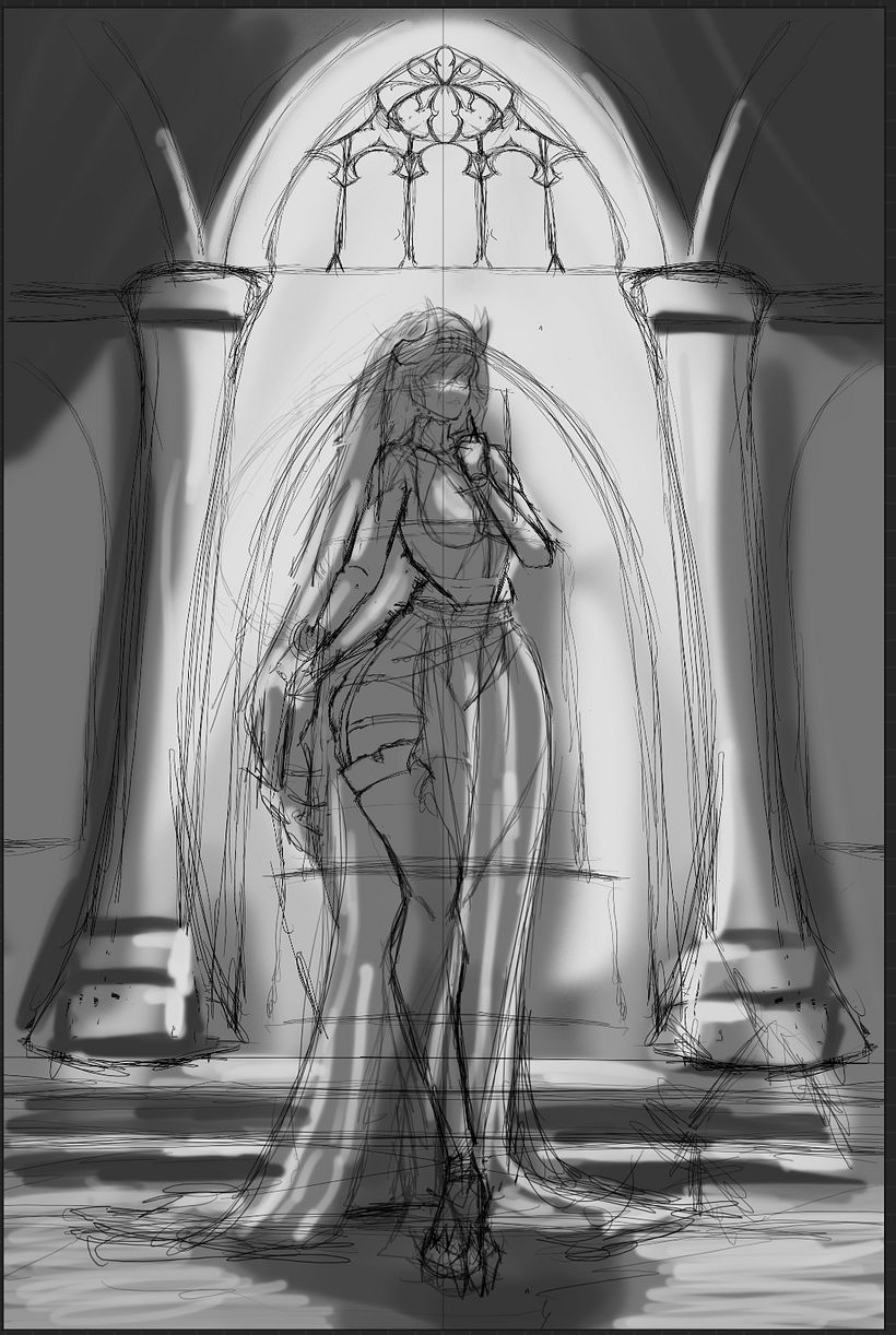 Mi proyecto del curso: Ilustración digital de personajes manga 3