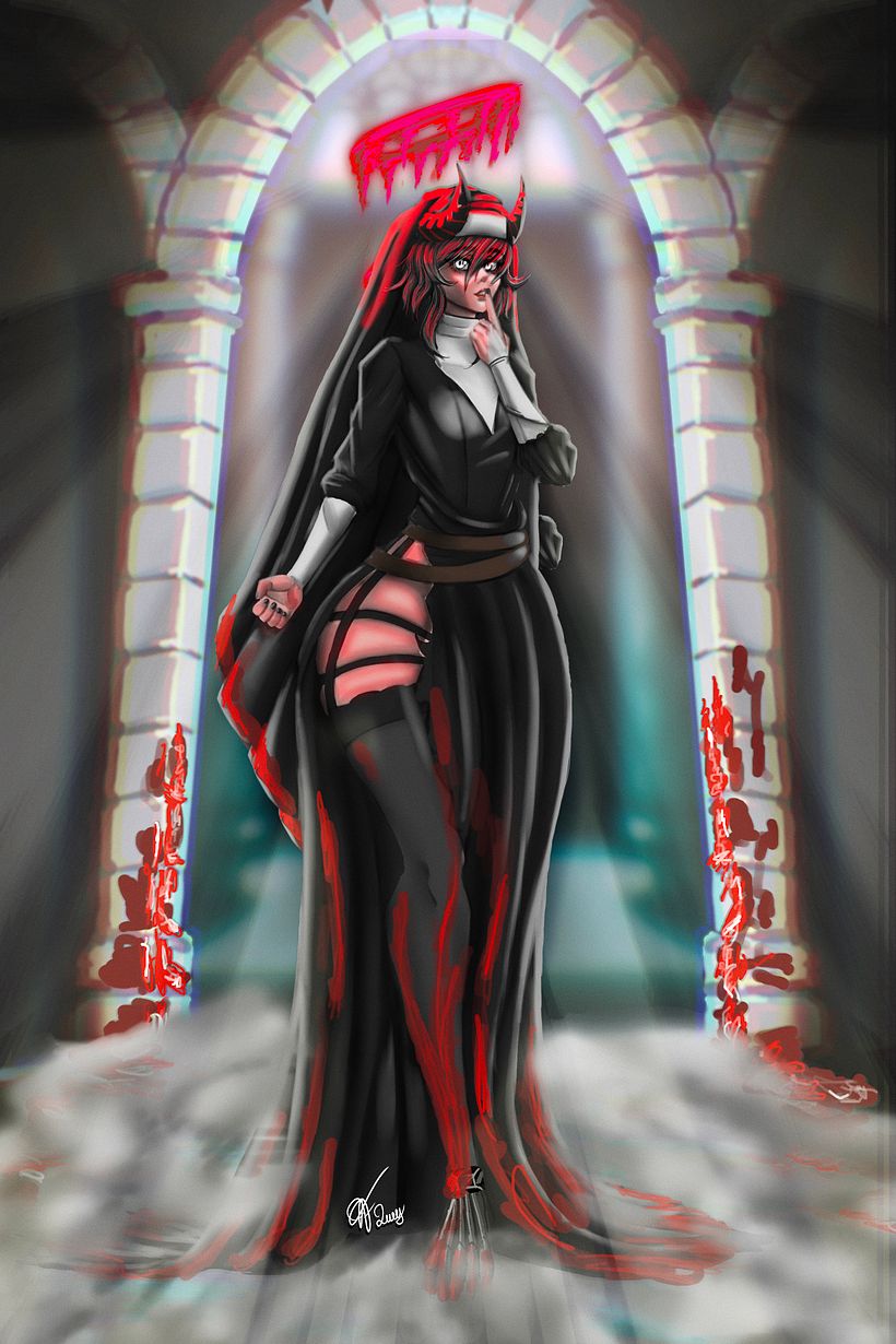 Mi proyecto del curso: Ilustración digital de personajes manga 4