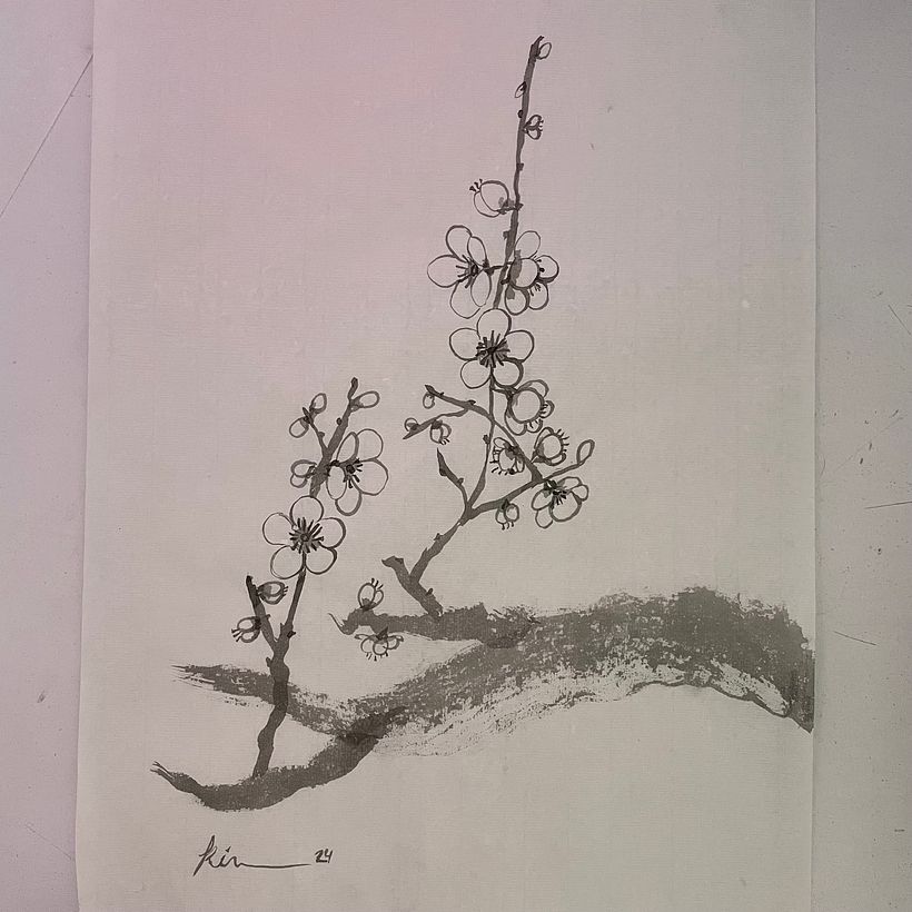 Mi proyecto del curso: Introducción a la pintura sumi-e 1