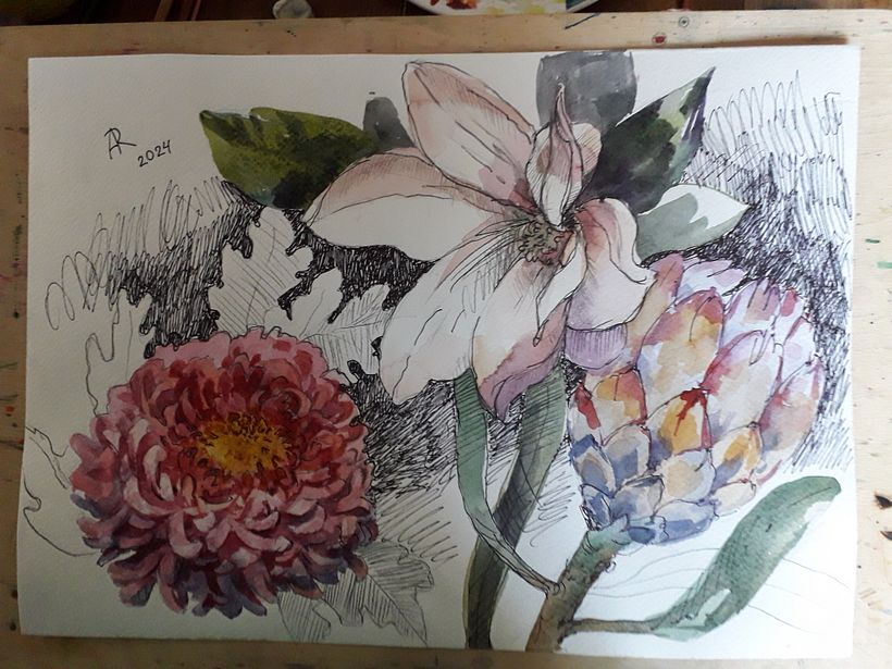 Botanical illustrations -my previous works 7