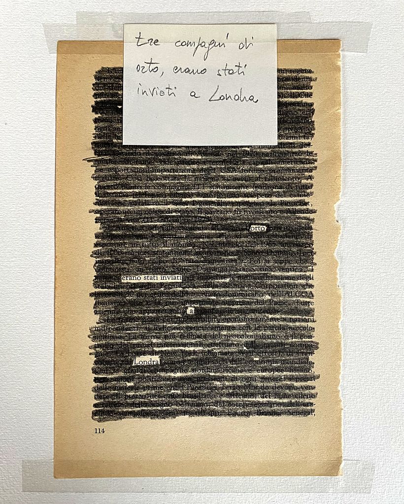 Trova una frase e ispirati per realizzare un collage. 
