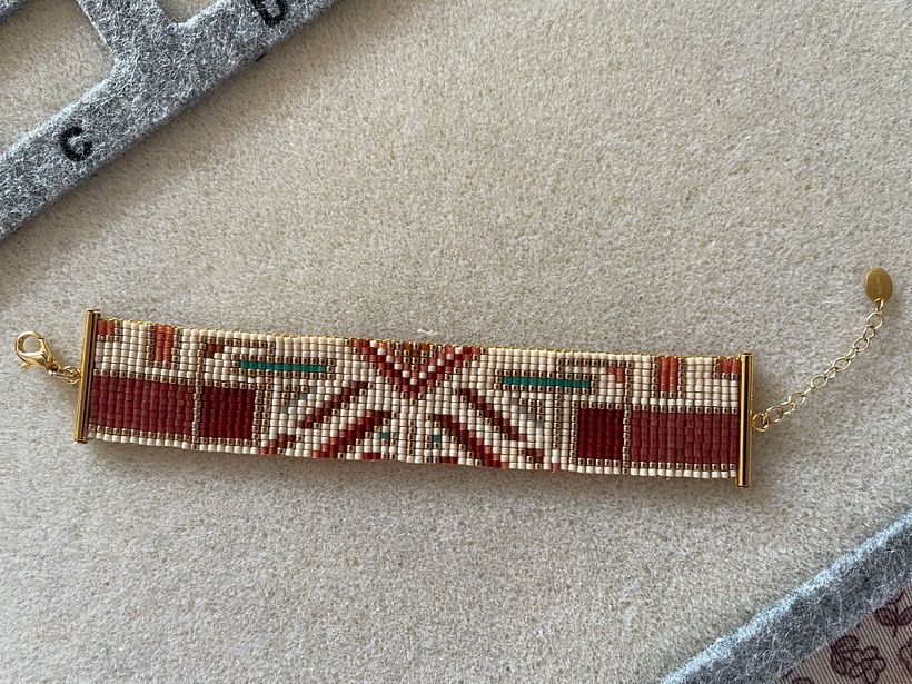 My project for course: Beaded Jewelry Design: Weave Elegant Patterns 1
