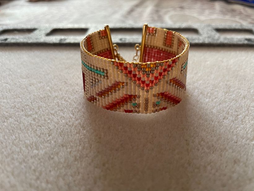 My project for course: Beaded Jewelry Design: Weave Elegant Patterns 3