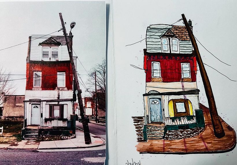 Rheba's project for course: Expressive Architectural Sketching with Colored Markers 2