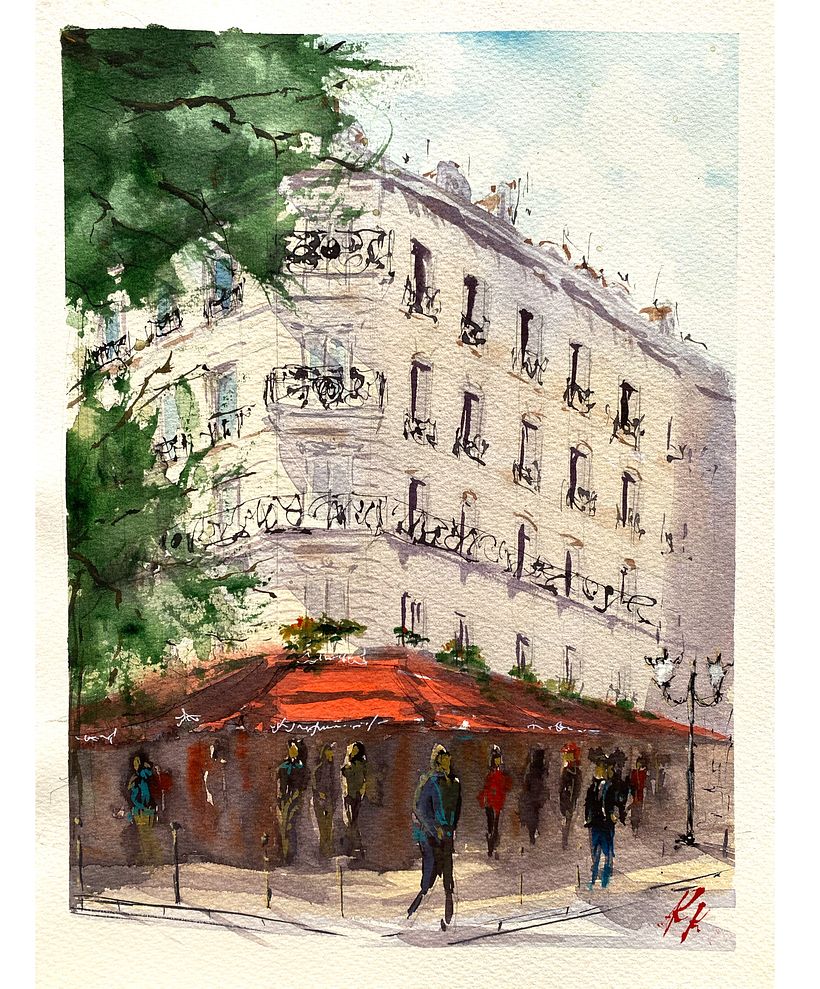 My project for course: Architectural Sketching with Watercolor and Ink 1
