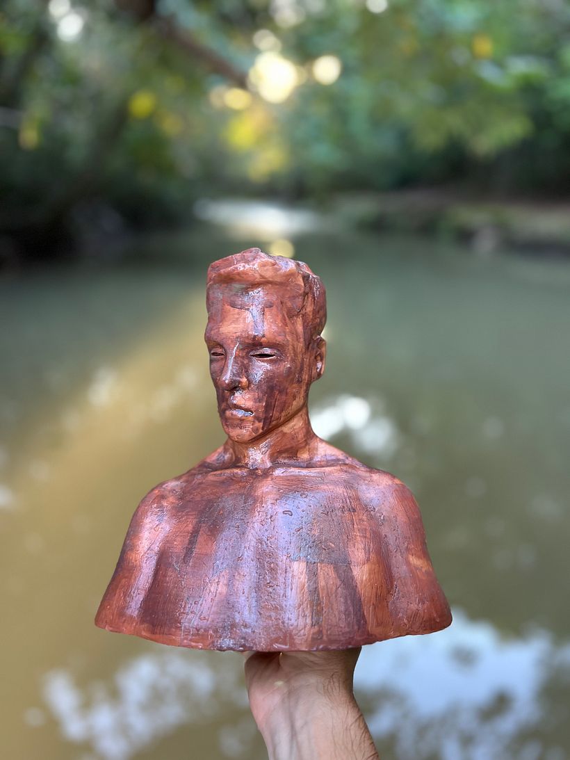Meu projeto do curso: Introdução à escultura figurativa com argila 1