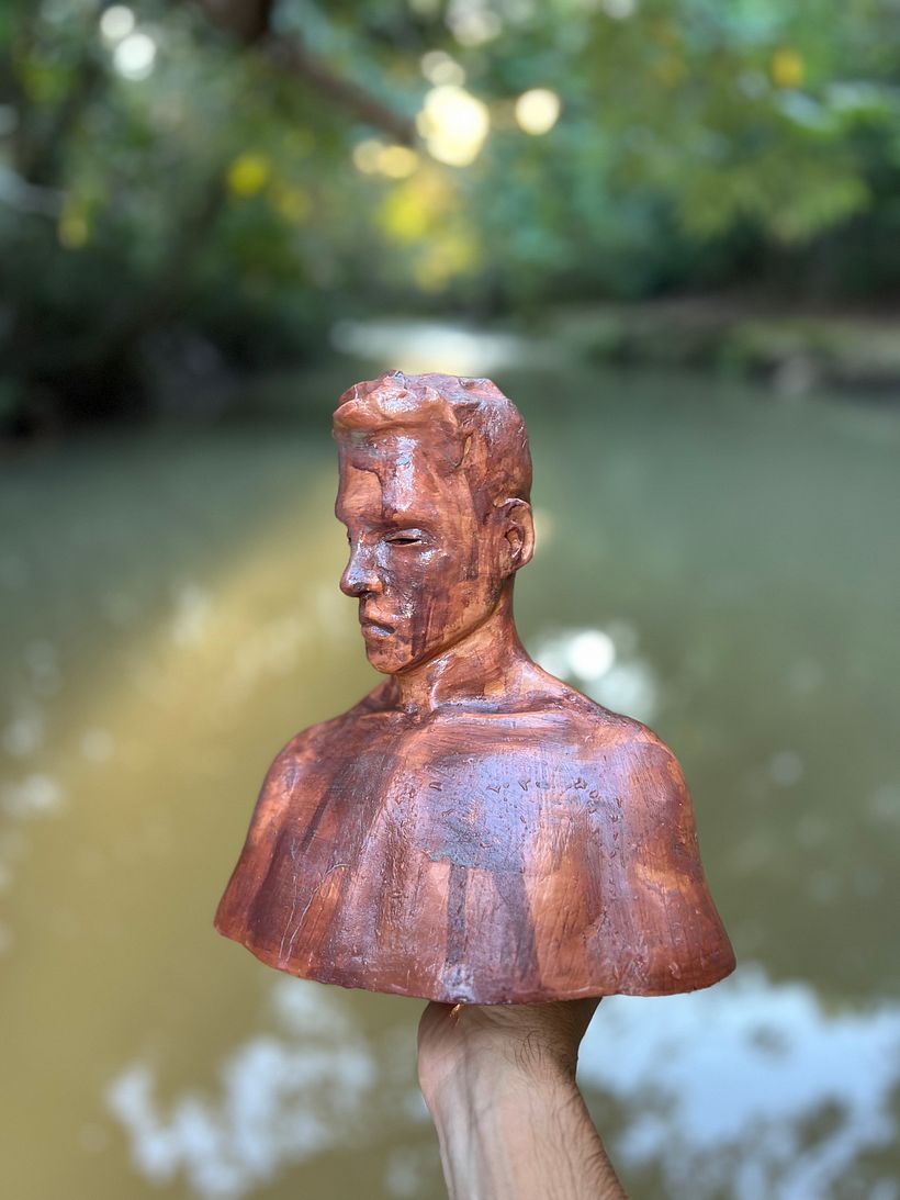 Meu projeto do curso: Introdução à escultura figurativa com argila 2